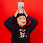 Load image into Gallery viewer, LOVE IS... ...A KISS STAINLESS STEEL TRAVEL MUG
