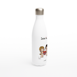 LOVE IS... A GIFT REUSABLE STAINLESS STEEL WATER BOTTLE