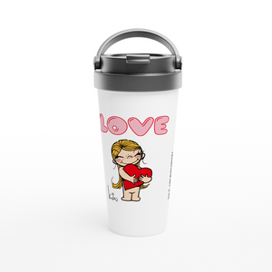 WARM AND CUDDLY STAINLESS STEEL TRAVEL MUG