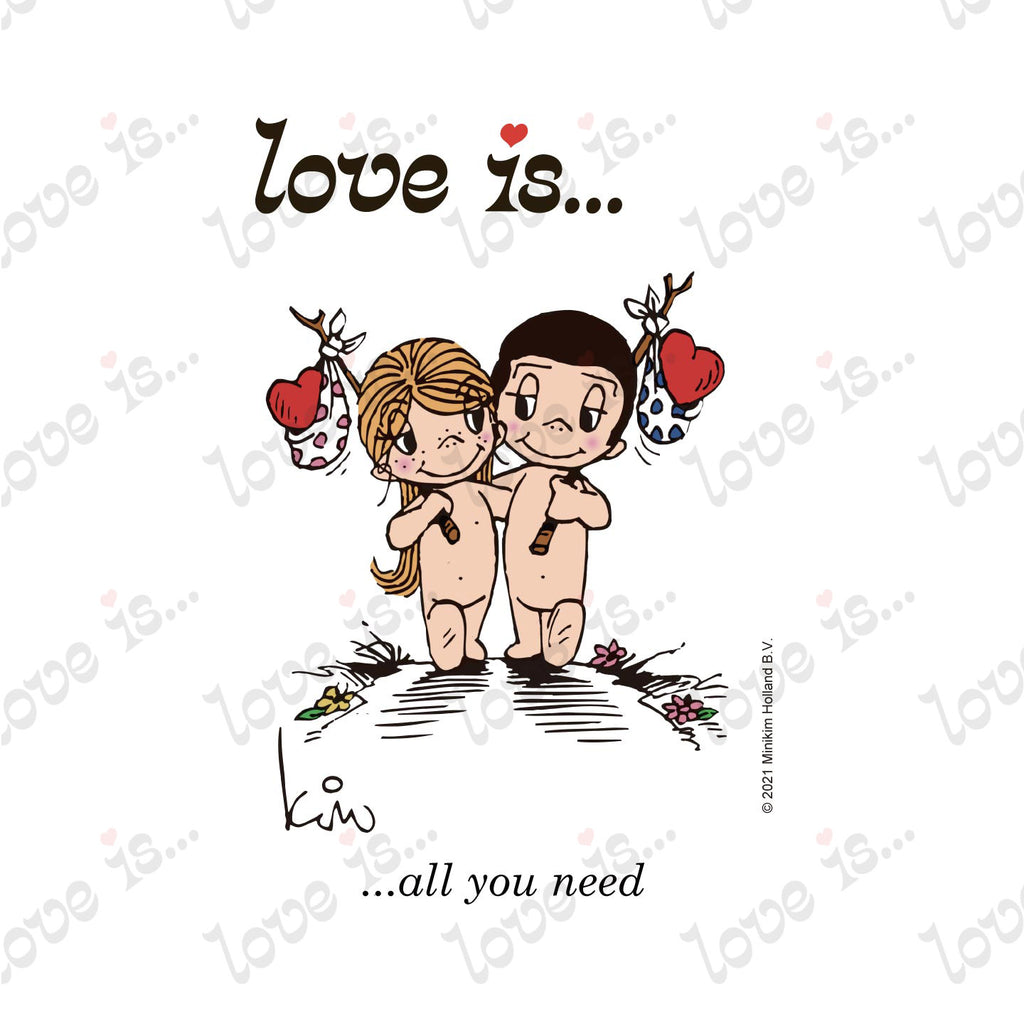Love is... all you need personalized poster by Kim Casali. 