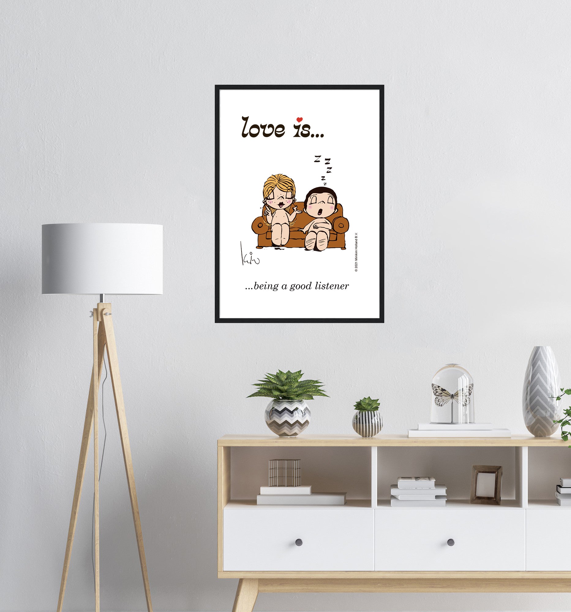 LOVE IS... BEING A GOOD LISTENER ART PRINT
