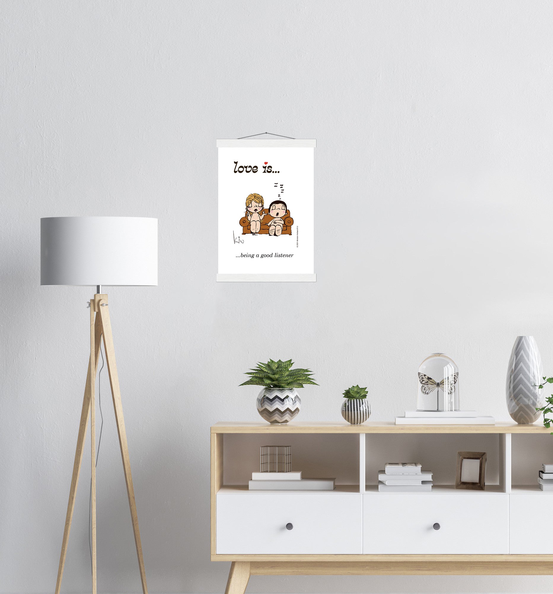 LOVE IS... BEING A GOOD LISTENER ART PRINT