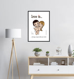 Load image into Gallery viewer, LOVE IS... BEING SWEPT OFF YOUR FEET ART PRINT
