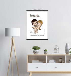 LOVE IS... BEING SWEPT OFF YOUR FEET ART PRINT