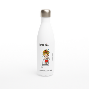 LOVE IS... GOING THE EXTRA MILE REUSABLE STAINLESS STEEL WATER BOTTLE