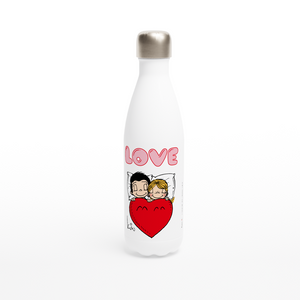SHARING REUSABLE STAINLESS STEEL WATER BOTTLE