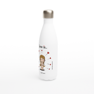 LOVE IS... SELF CARE REUSABLE STAINLESS STEEL WATER BOTTLE