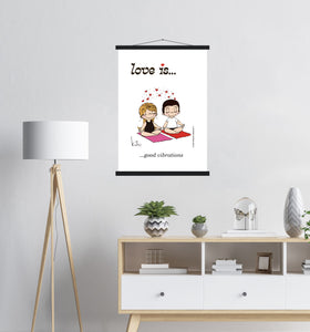 LOVE IS... GOOD VIBRATIONS ART PRINT