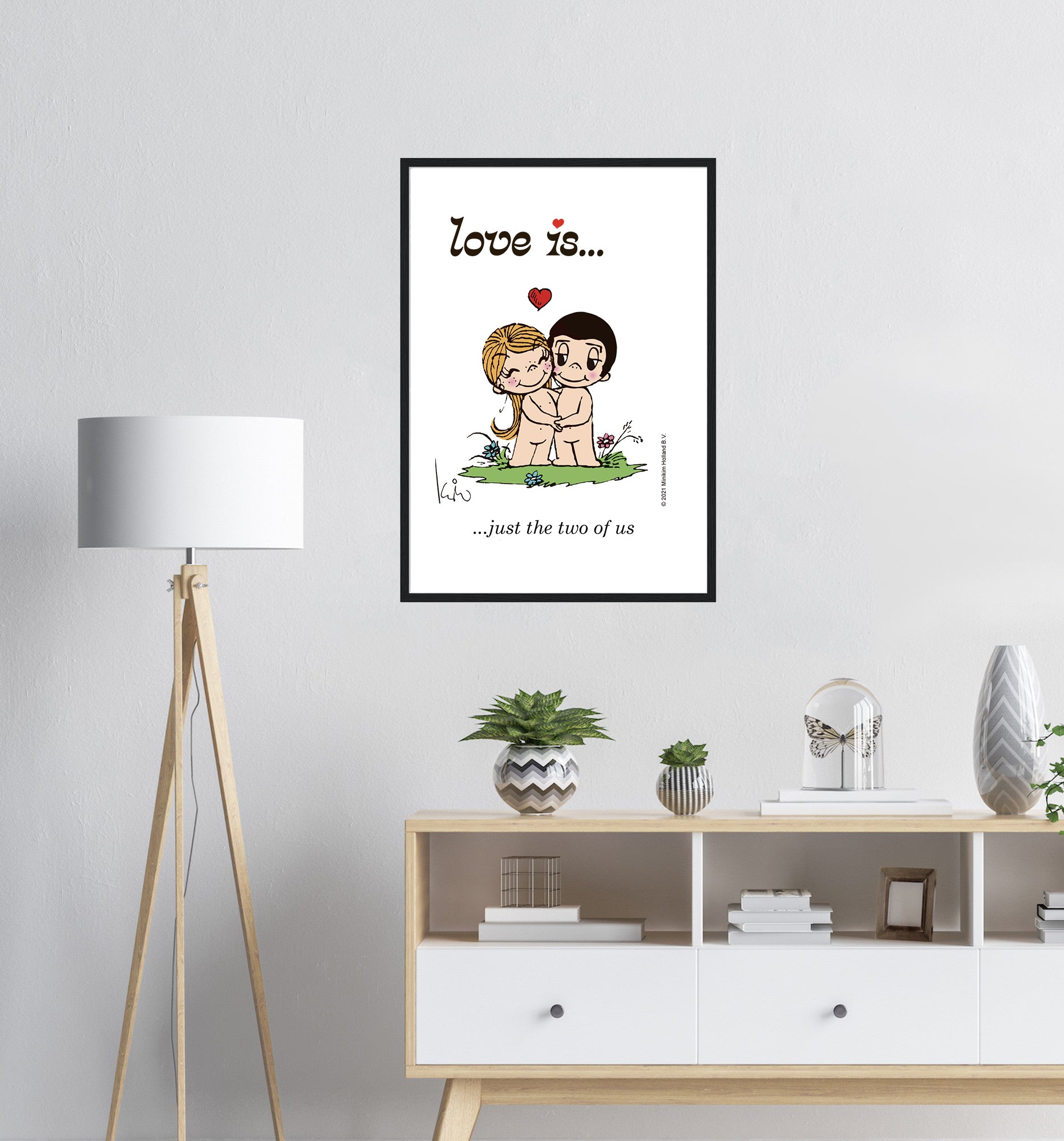 LOVE IS... JUST THE TWO OF US ART PRINT