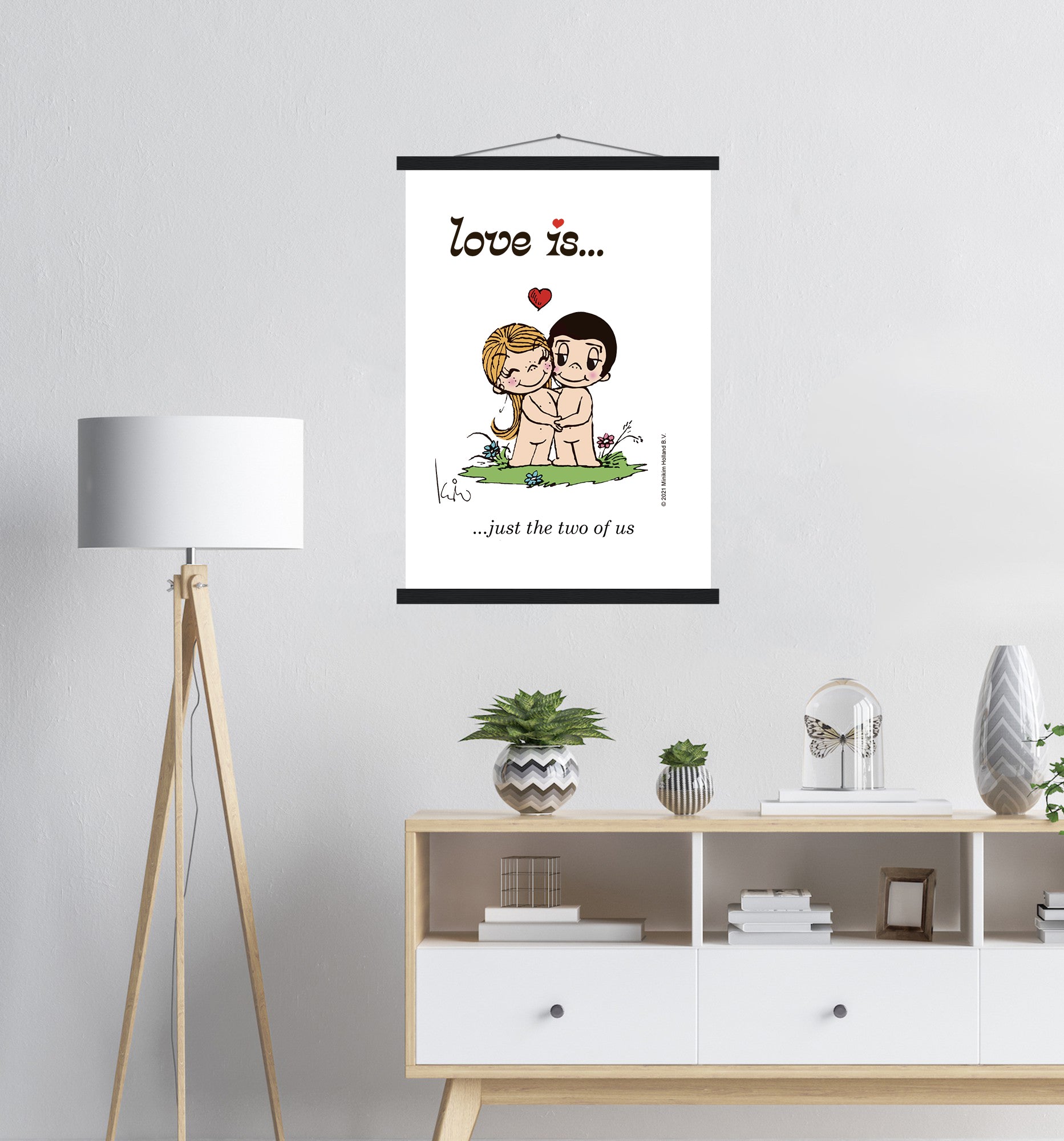 LOVE IS... JUST THE TWO OF US ART PRINT
