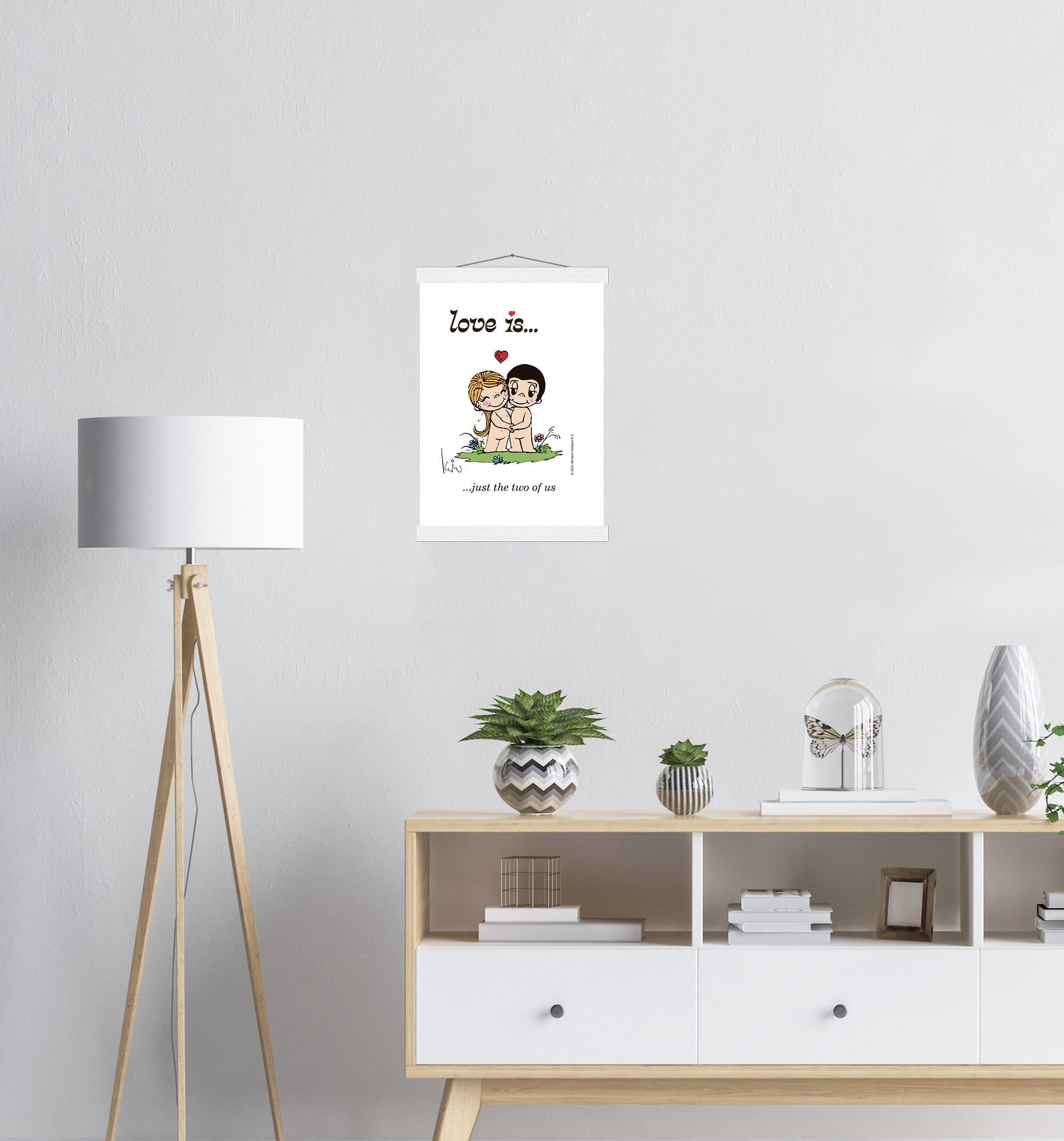 LOVE IS... JUST THE TWO OF US ART PRINT