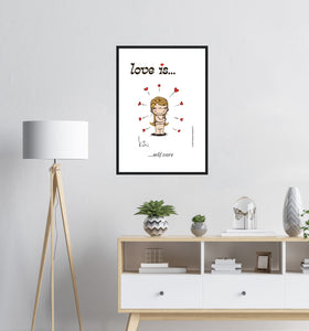 LOVE IS... SELF CARE ART PRINT