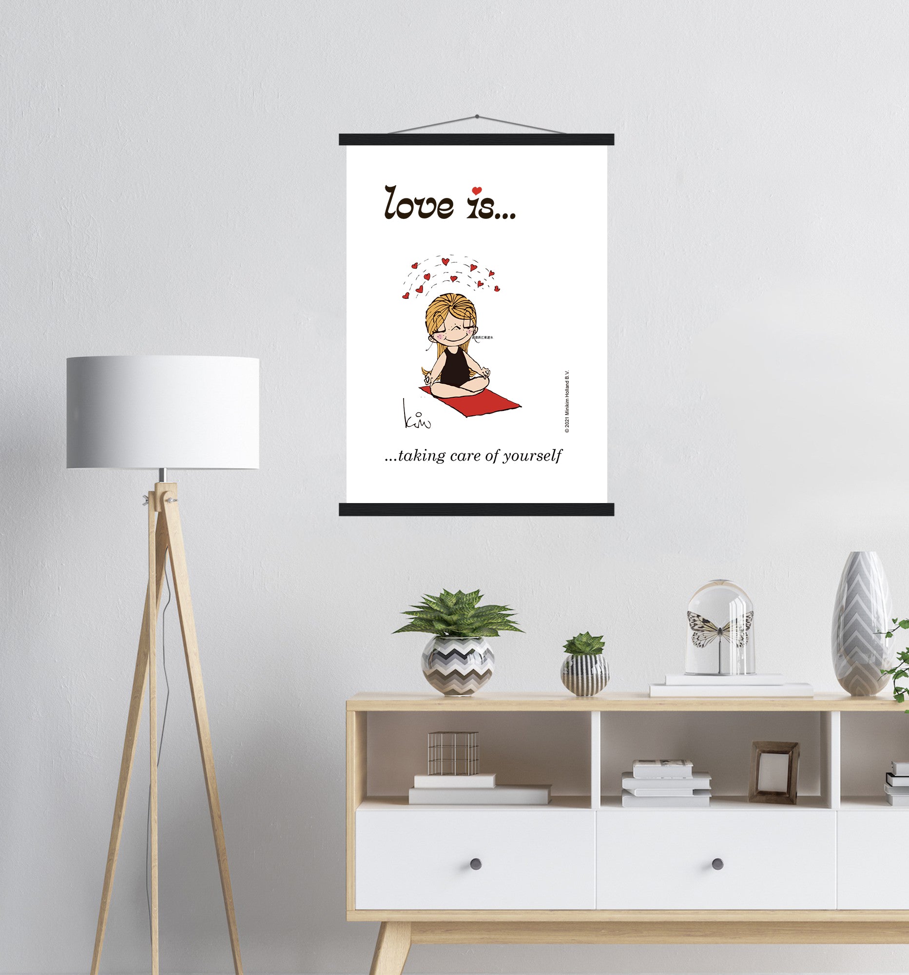 LOVE IS... TAKING CARE OF YOURSELF ART PRINT