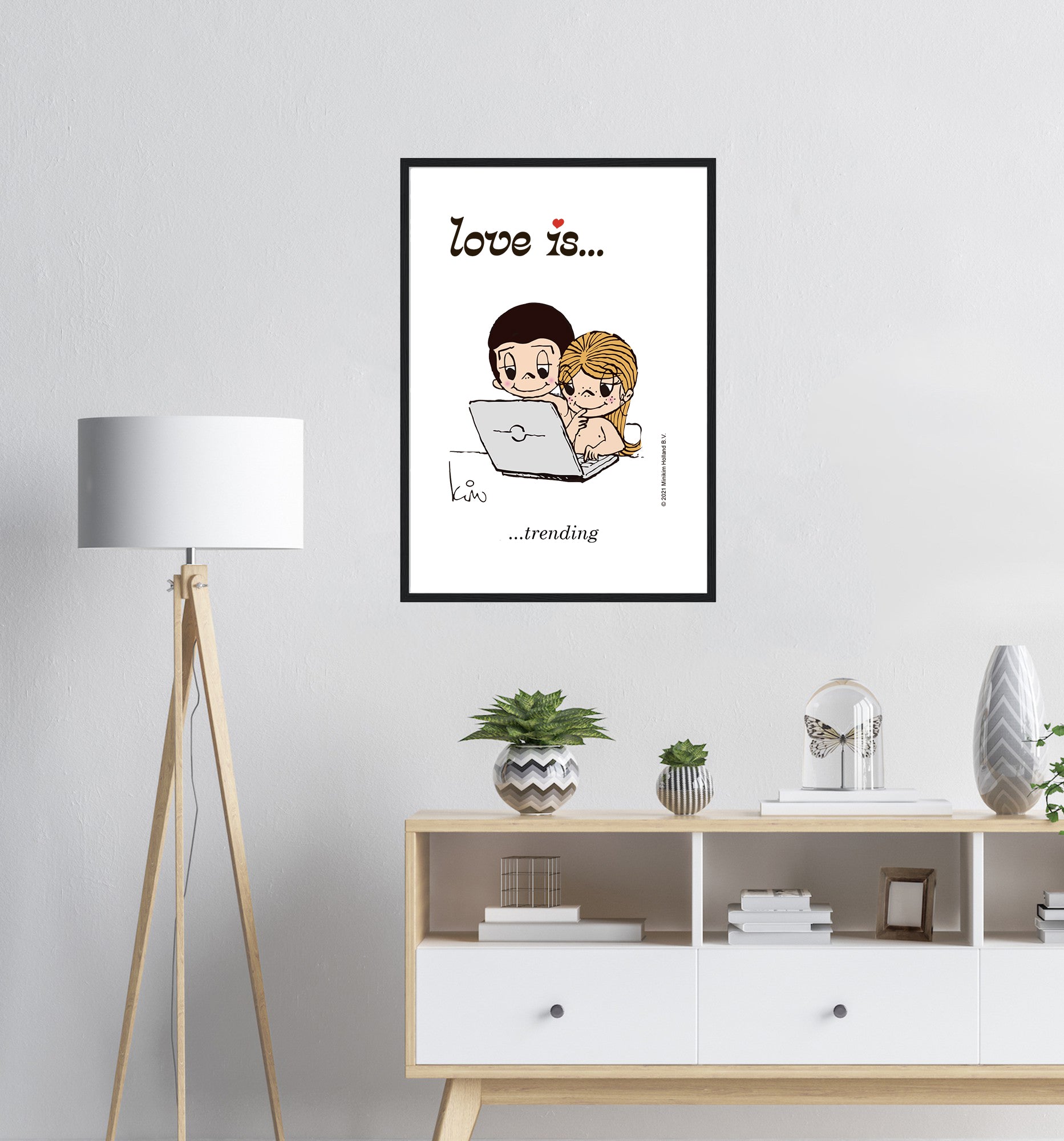 LOVE IS... TRENDING ART PRINT