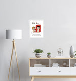 Load image into Gallery viewer, LOVE IS... WHEN ITS VALENTINES DAY EVERY DAY OF THE YEAR ART PRINT
